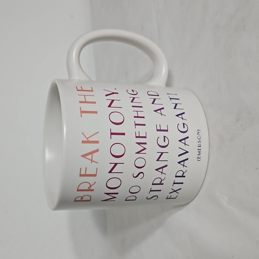 ralph waldo emerson vintage 2007 mug with literary quote by quotable mugs